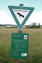 Hinweisschild NSG